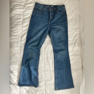 High rise flare jeans